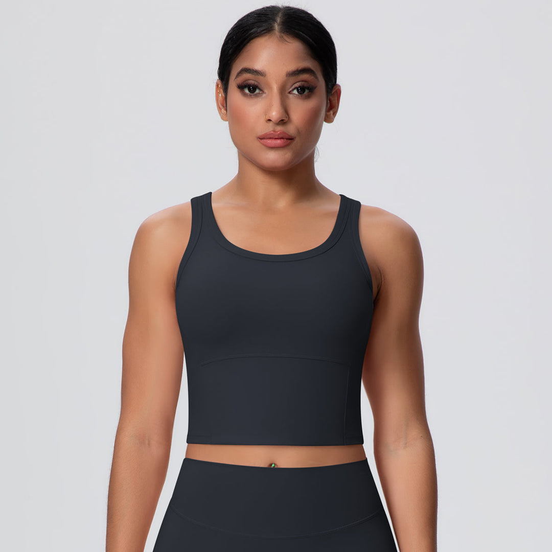Padded Crop Tank Top for Women