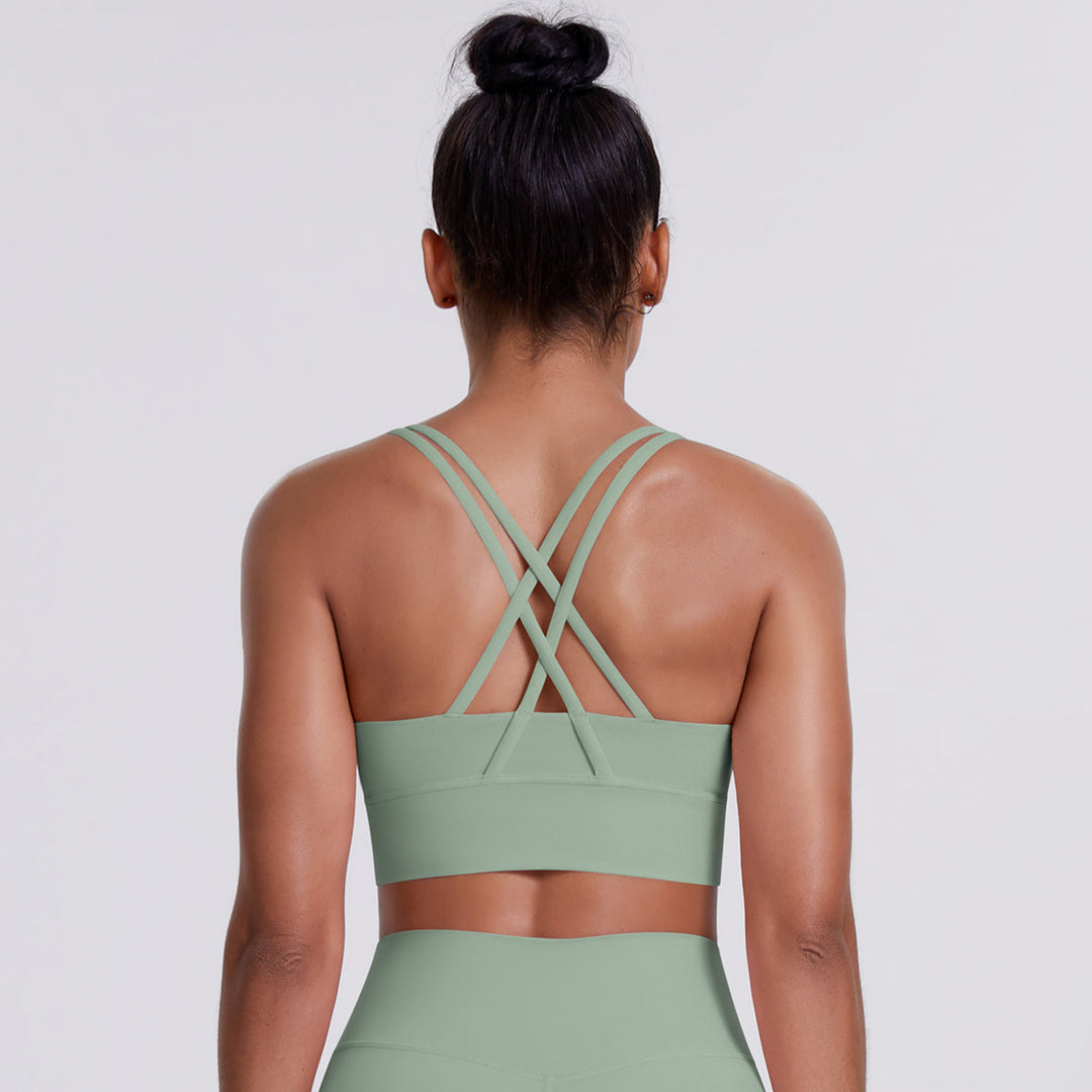 Cross-Back Sports Bra