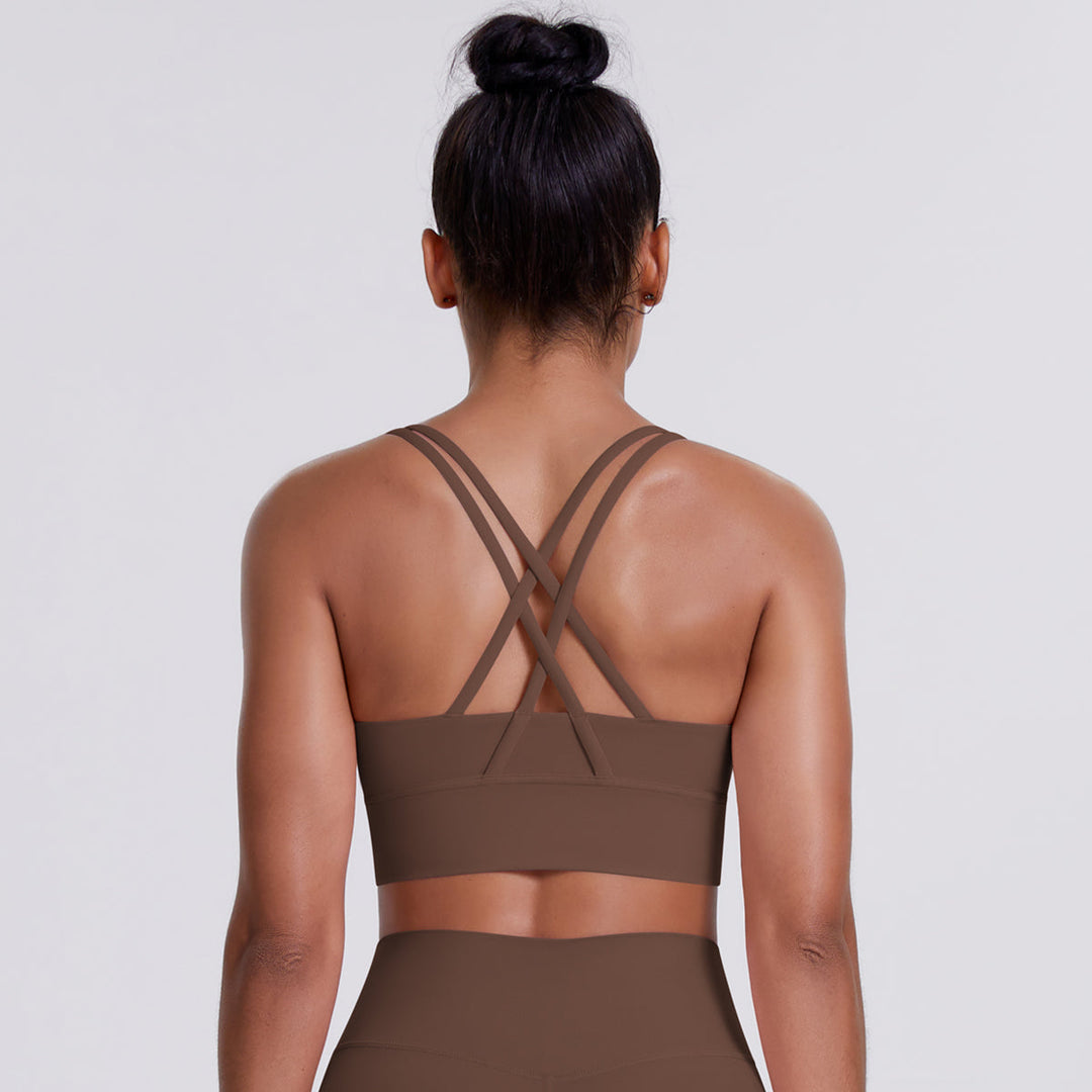 Cross-Back Sports Bra