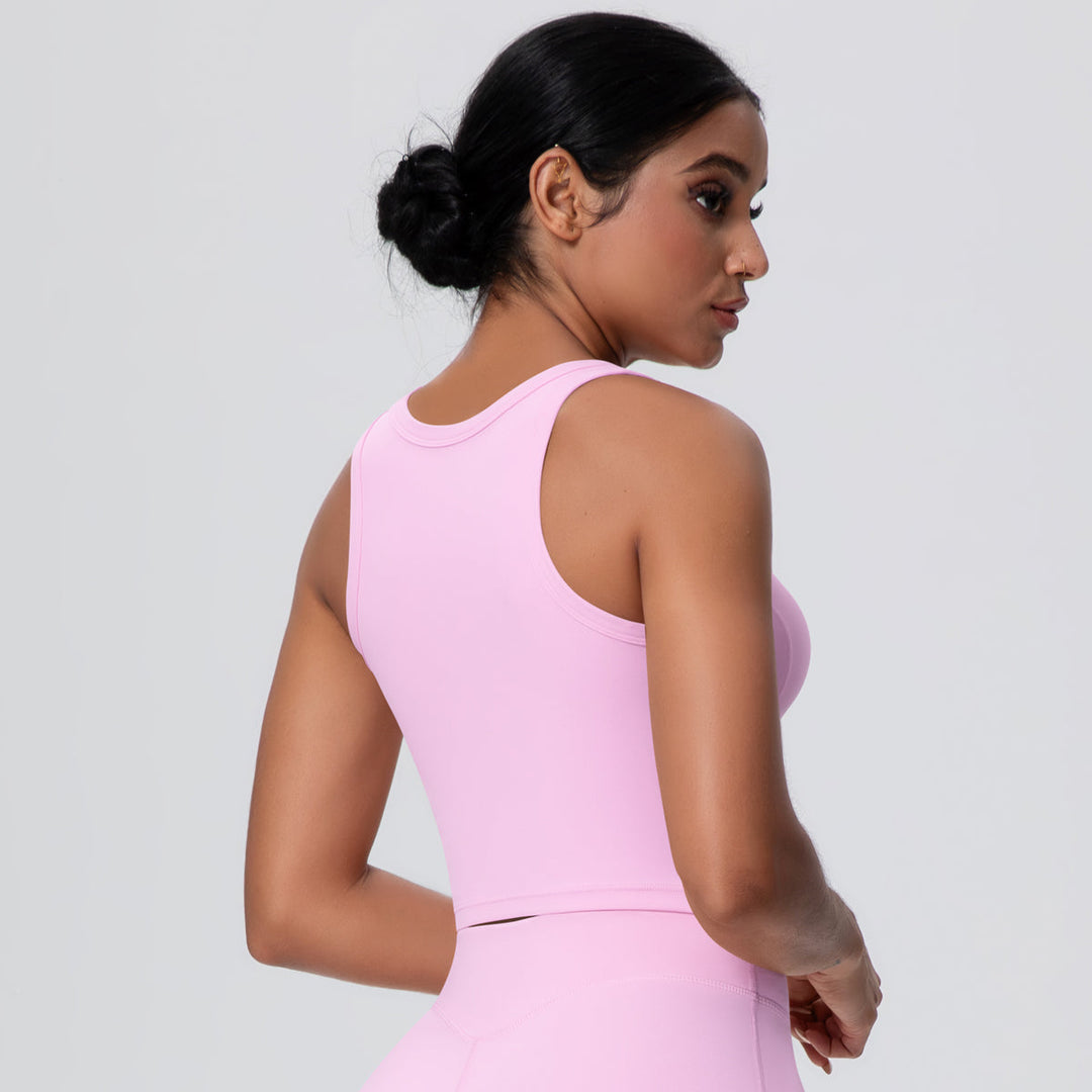 Padded Crop Tank Top for Women