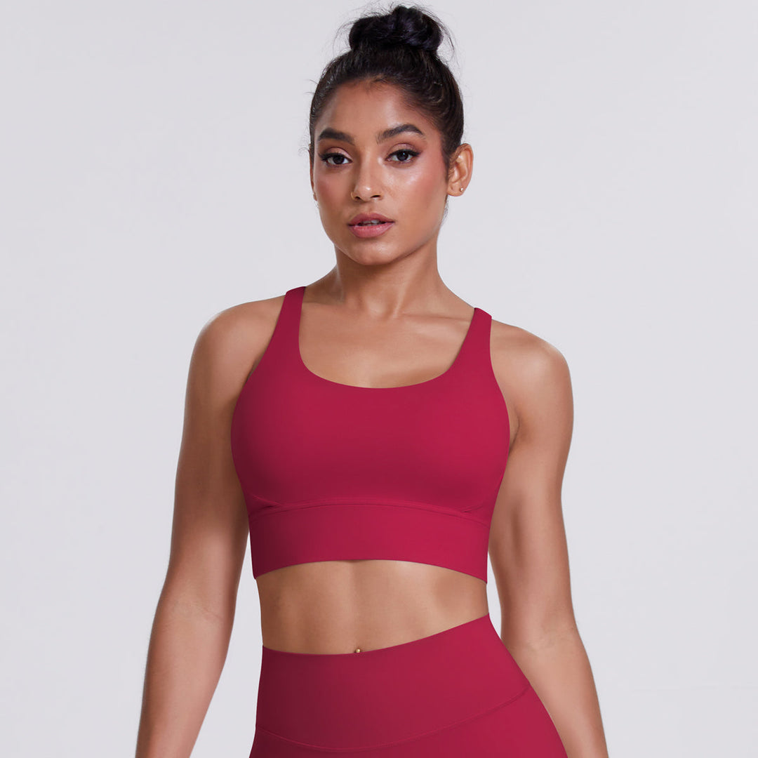 Cross-Back Sports Bra