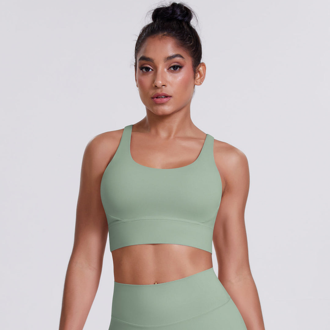 Cross-Back Sports Bra