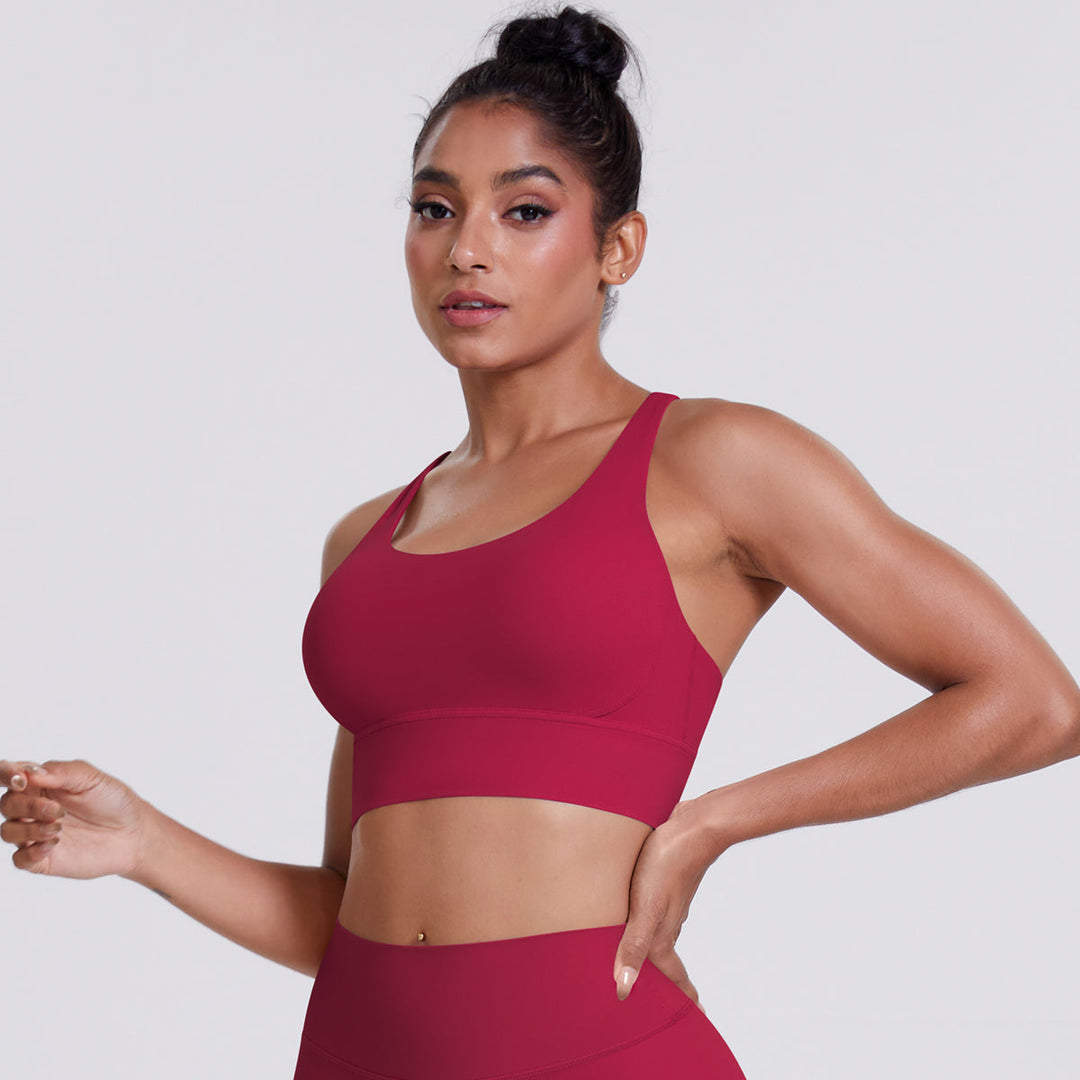 Cross-Back Sports Bra