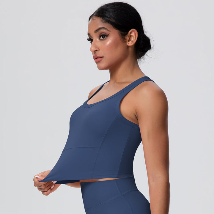 Padded Crop Tank Top for Women