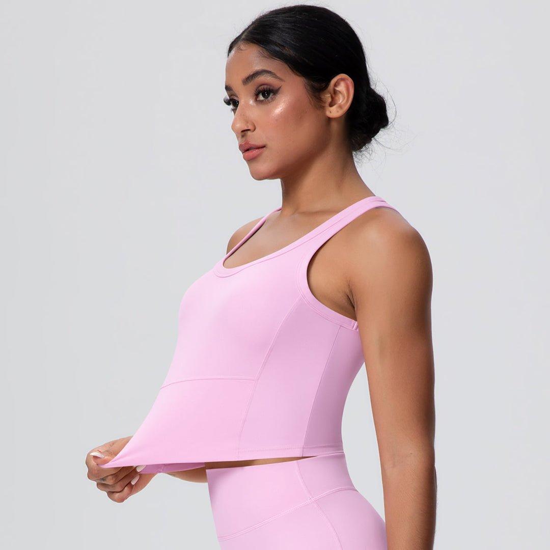 Padded Crop Tank Top for Women