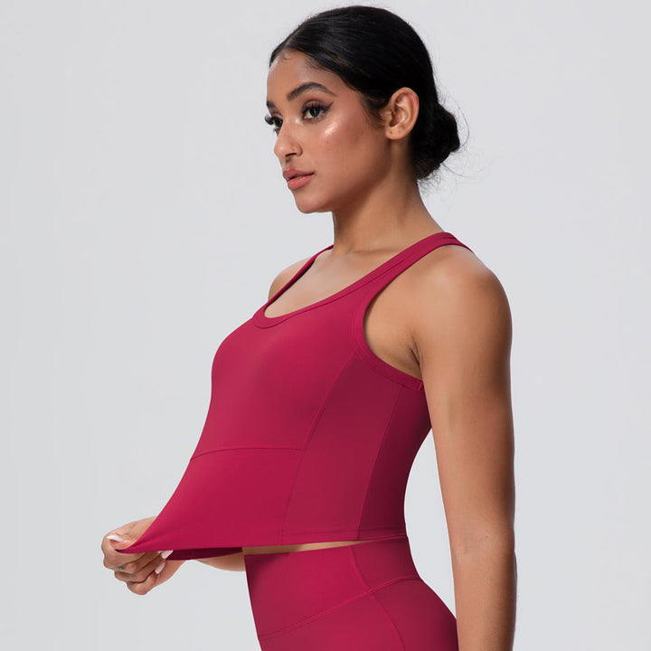 Padded Crop Tank Top for Women