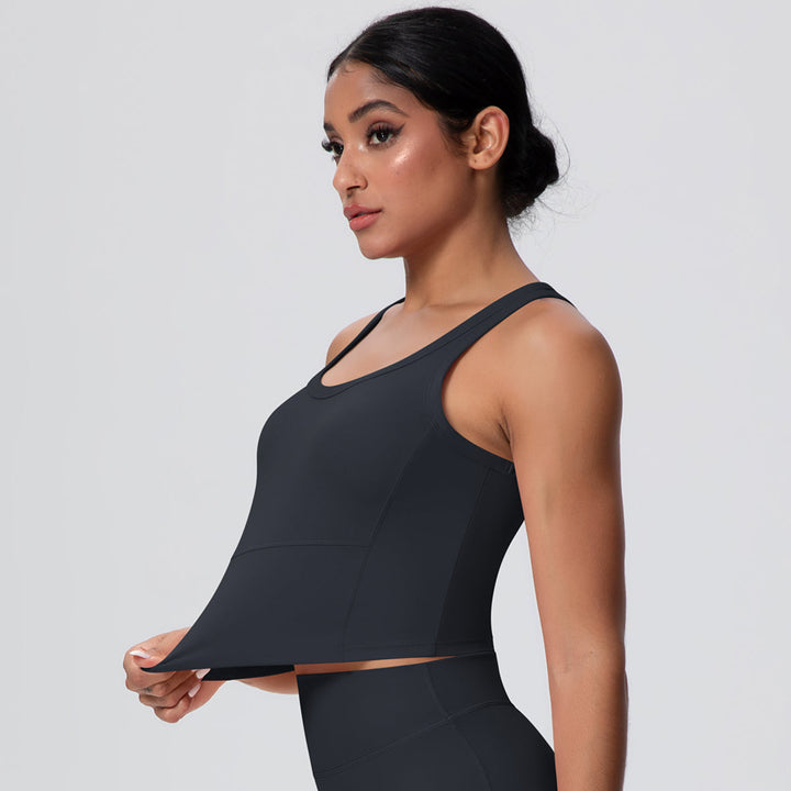 Padded Crop Tank Top for Women