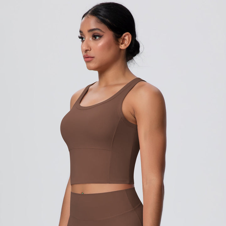 Padded Crop Tank Top for Women