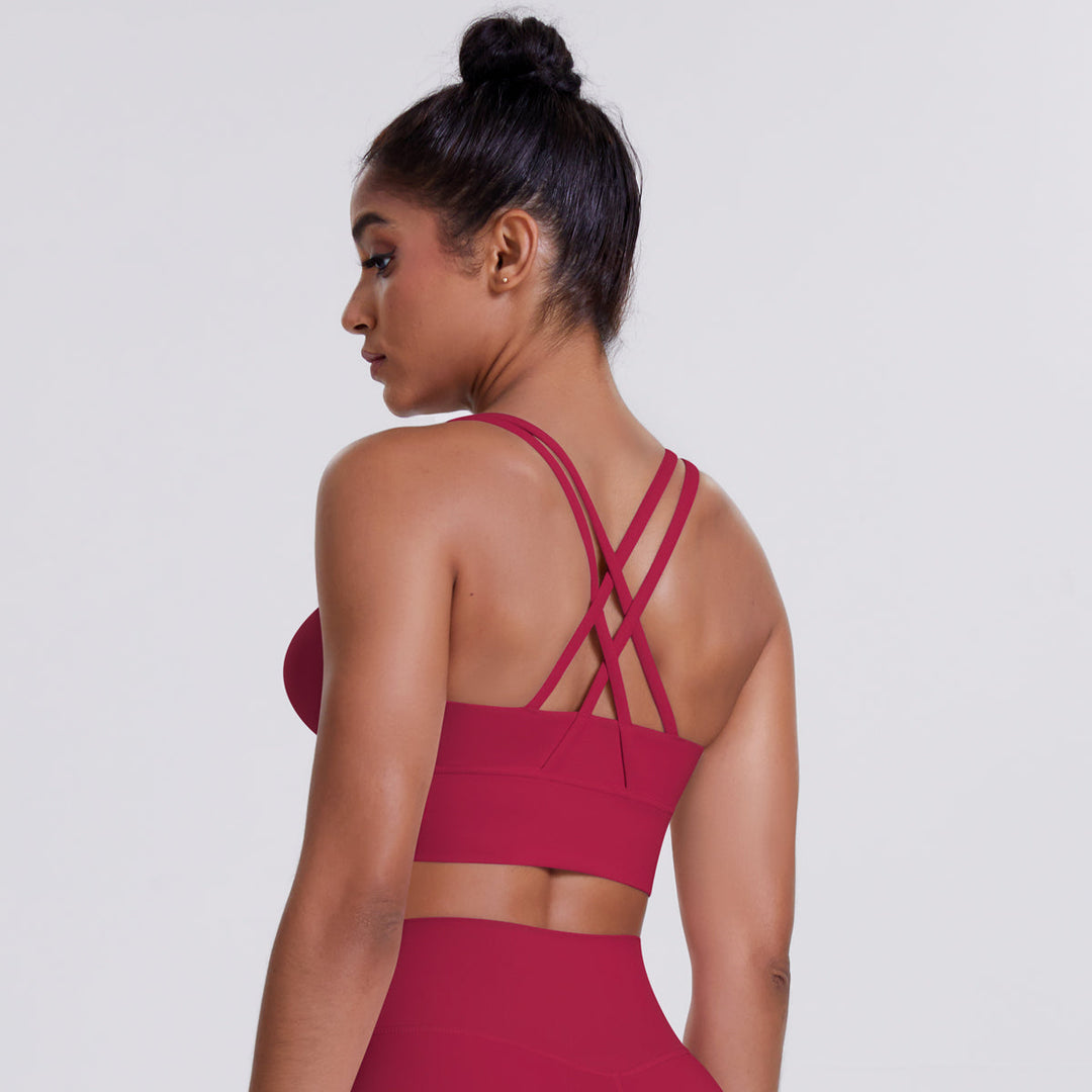 Cross-Back Sports Bra
