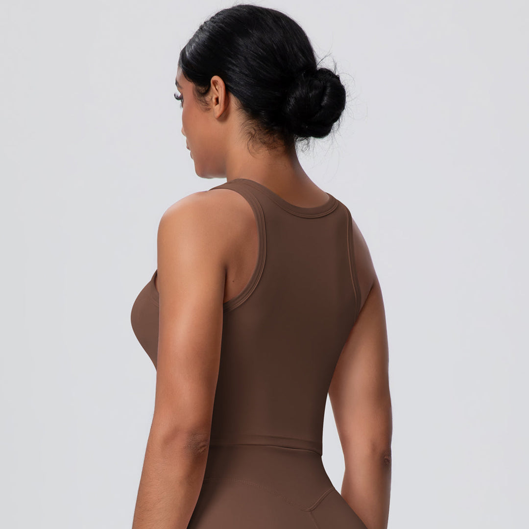 Padded Crop Tank Top for Women