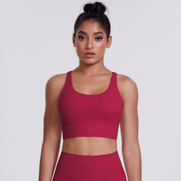 Cross-Back Sports Bra
