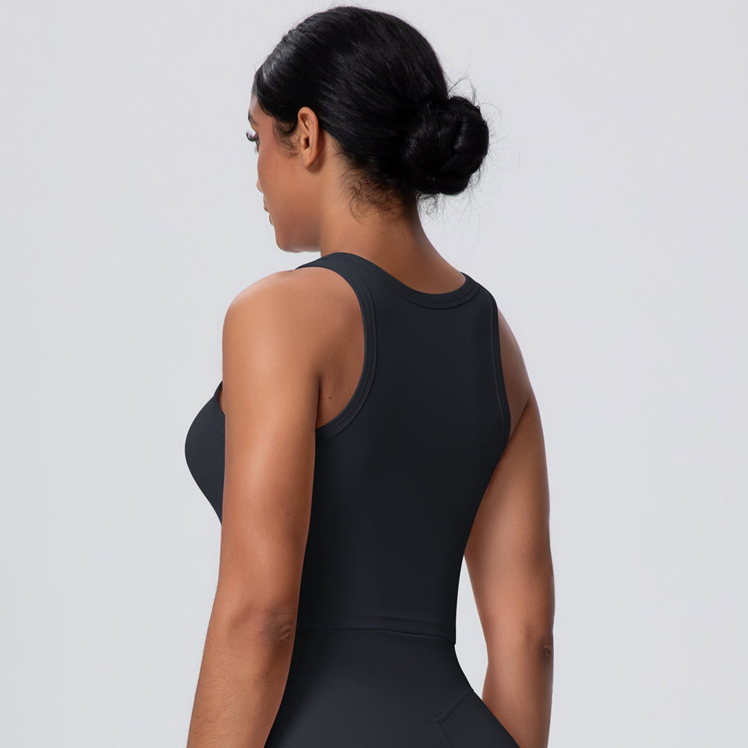 Padded Crop Tank Top for Women