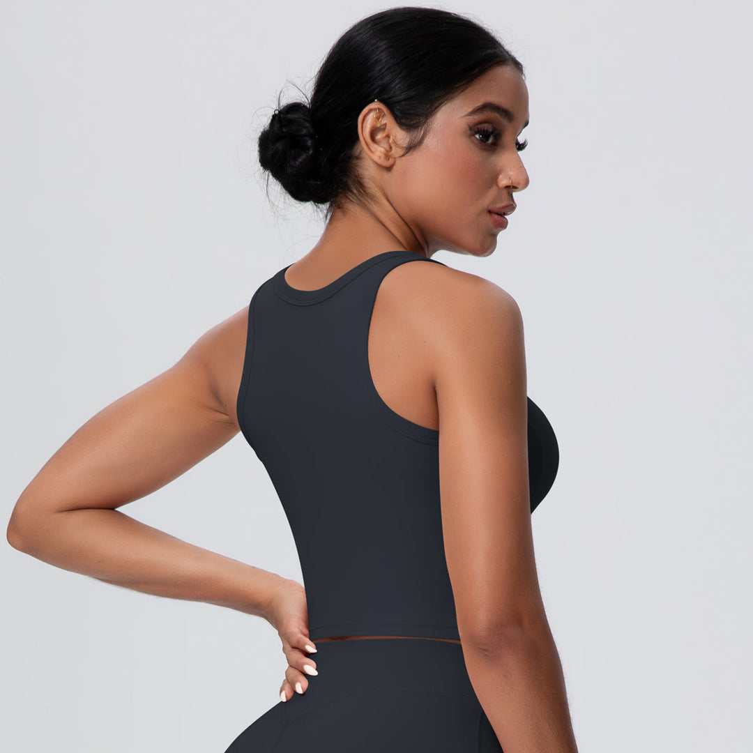 Padded Crop Tank Top for Women