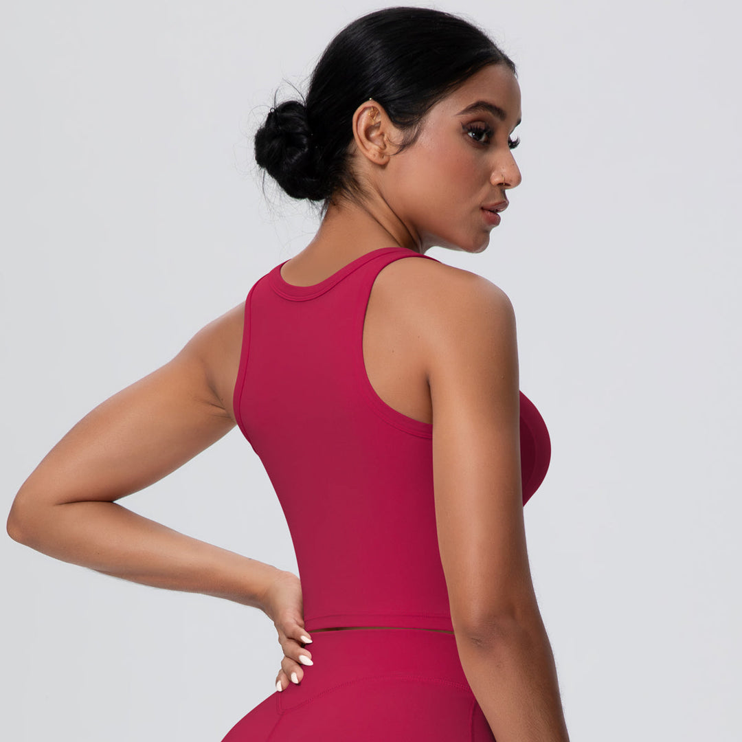 Padded Crop Tank Top for Women