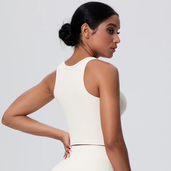 Padded Crop Tank Top for Women