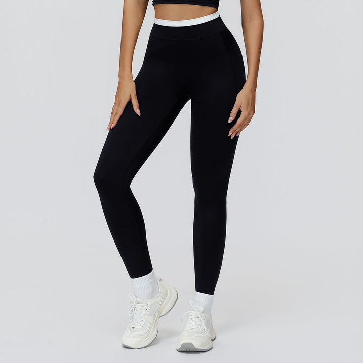 High-Waisted Contrast Sculpt Leggings
