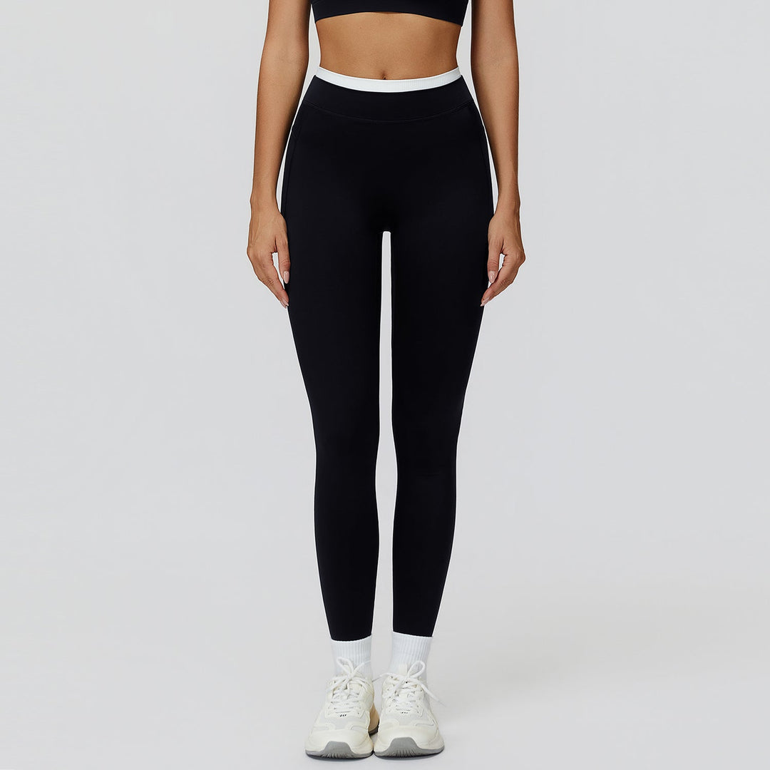High-Waisted Contrast Sculpt Leggings