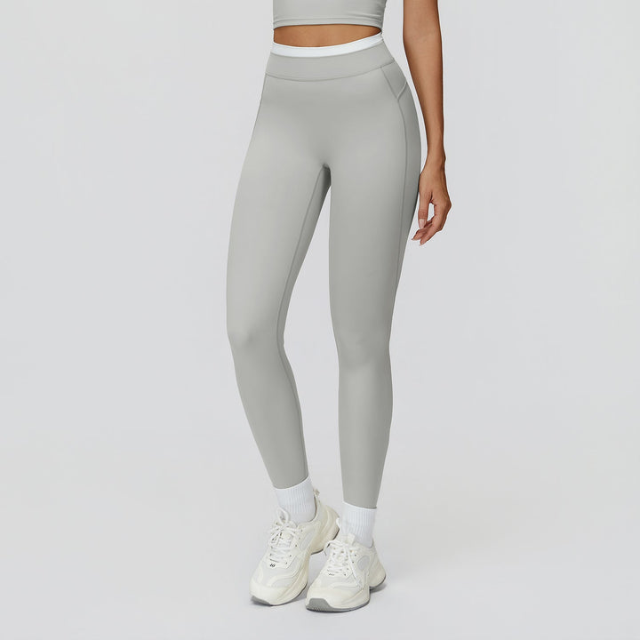 High-Waisted Contrast Sculpt Leggings