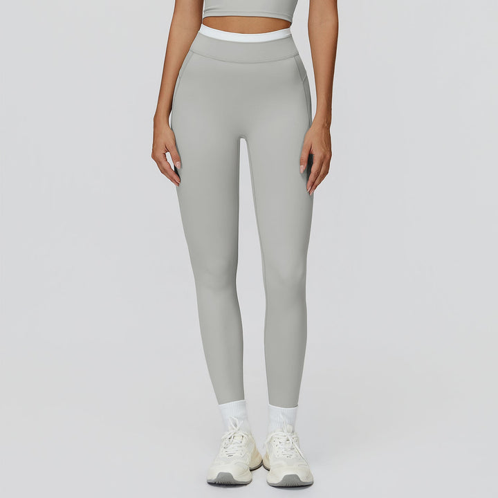High-Waisted Contrast Sculpt Leggings