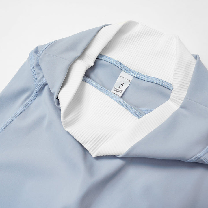 High-Waisted Colorblock Straight Leggings