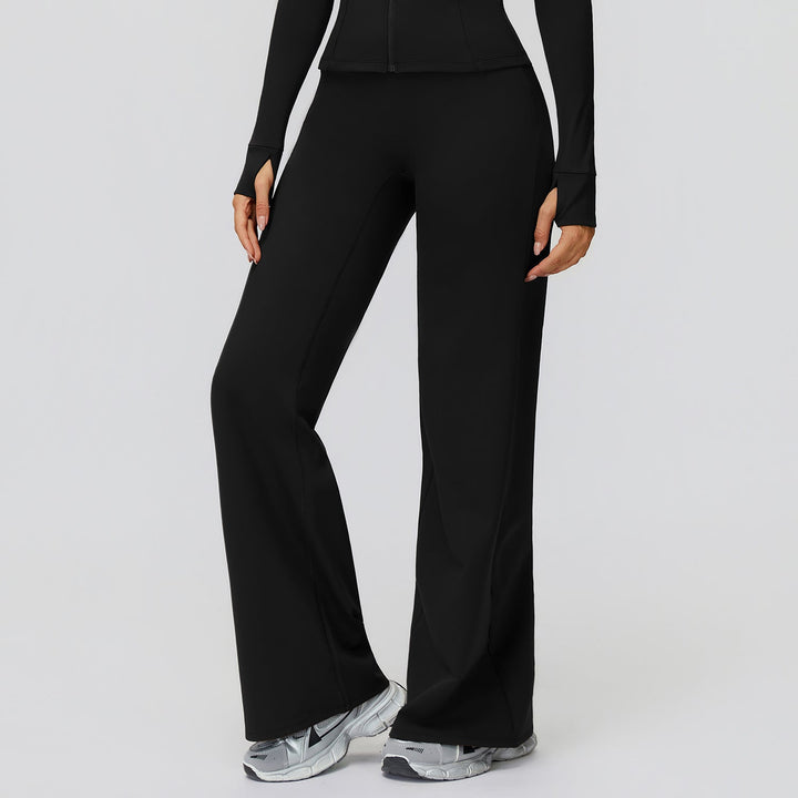 Fleece-Lined Straight Leggings