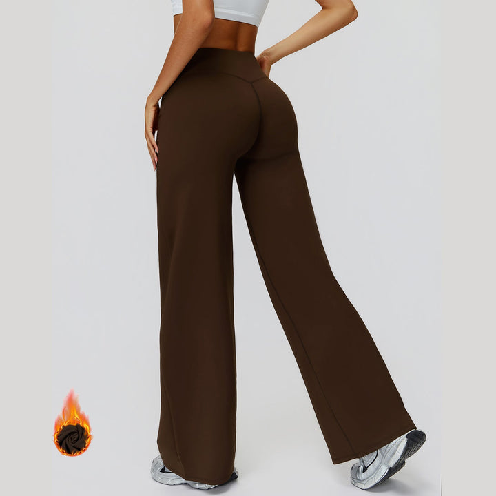 Fleece-Lined Straight Leggings