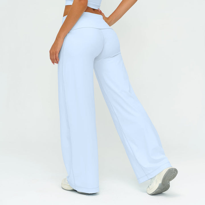 Foldover Waist Straight Leggings