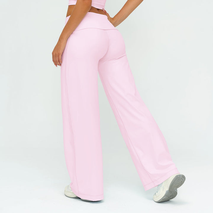 Foldover Waist Straight Leggings