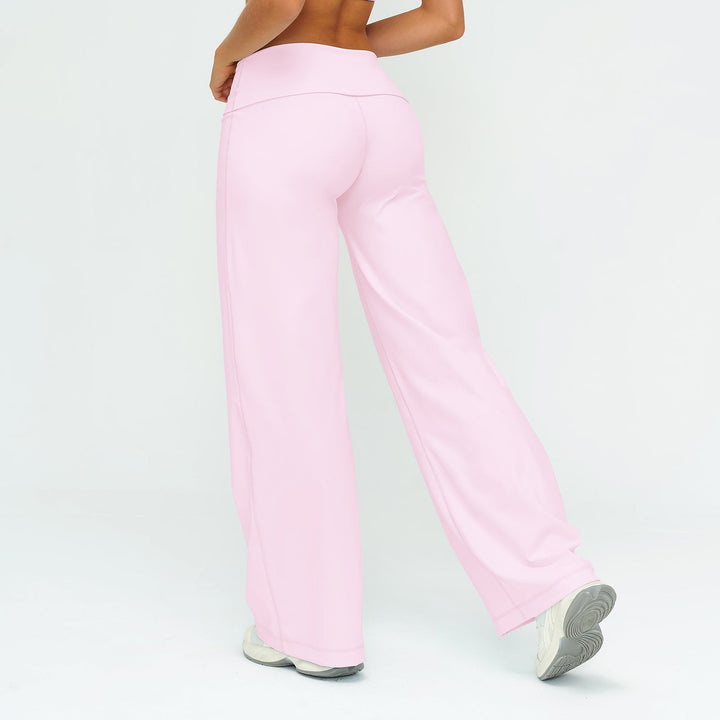 Foldover Waist Straight Leggings