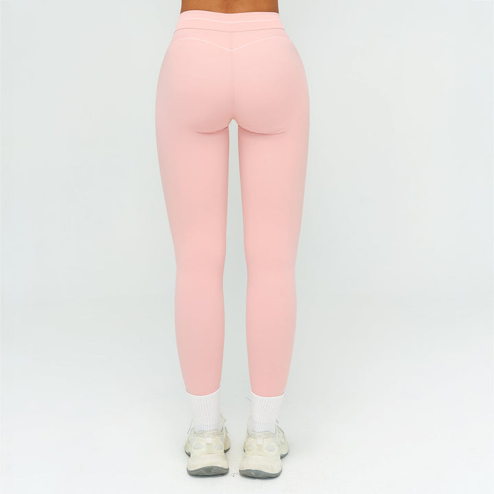 Contrast-Stitch Sculpt Leggings