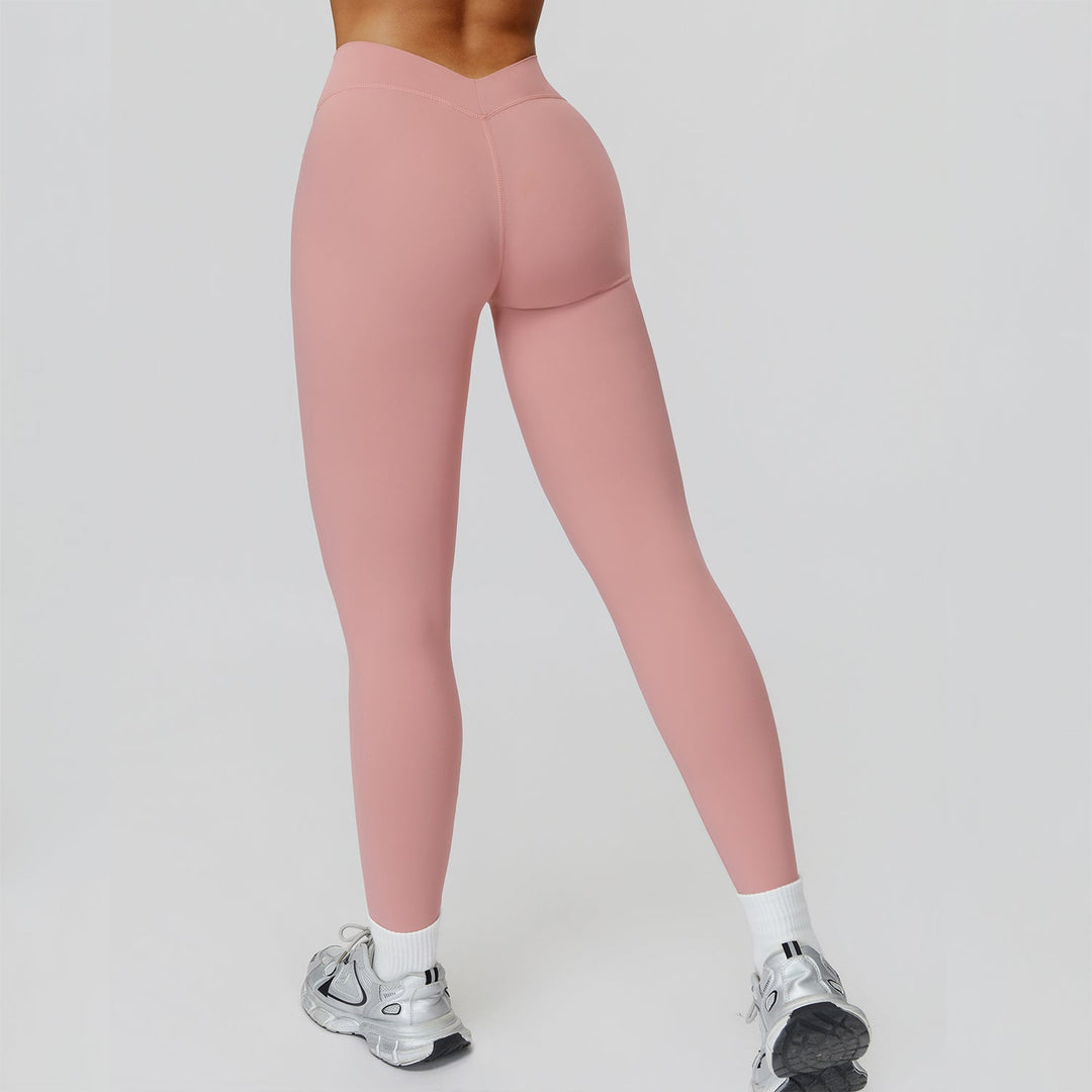 V-Back High-Waist Leggings