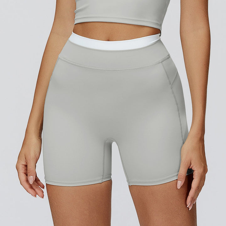 High-Waisted Contrast Sculpt Shorts