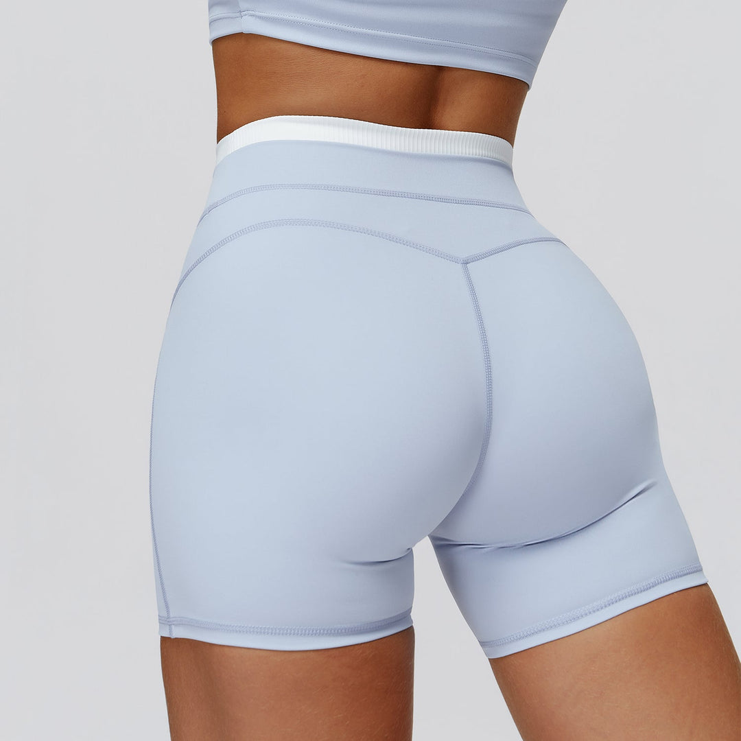 High-Waisted Contrast Sculpt Shorts