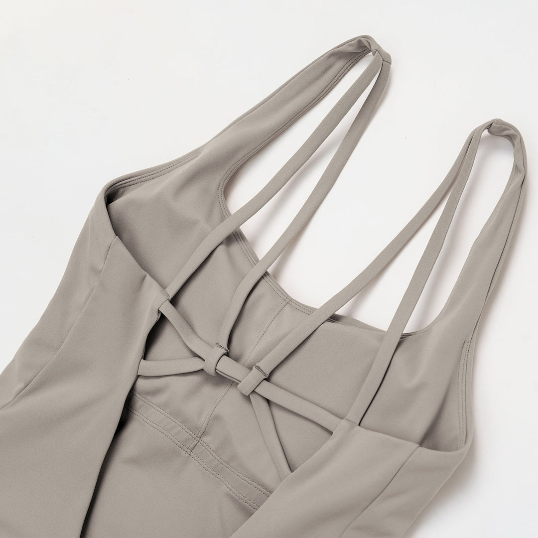 Cross-Back Open-Back Active Romper