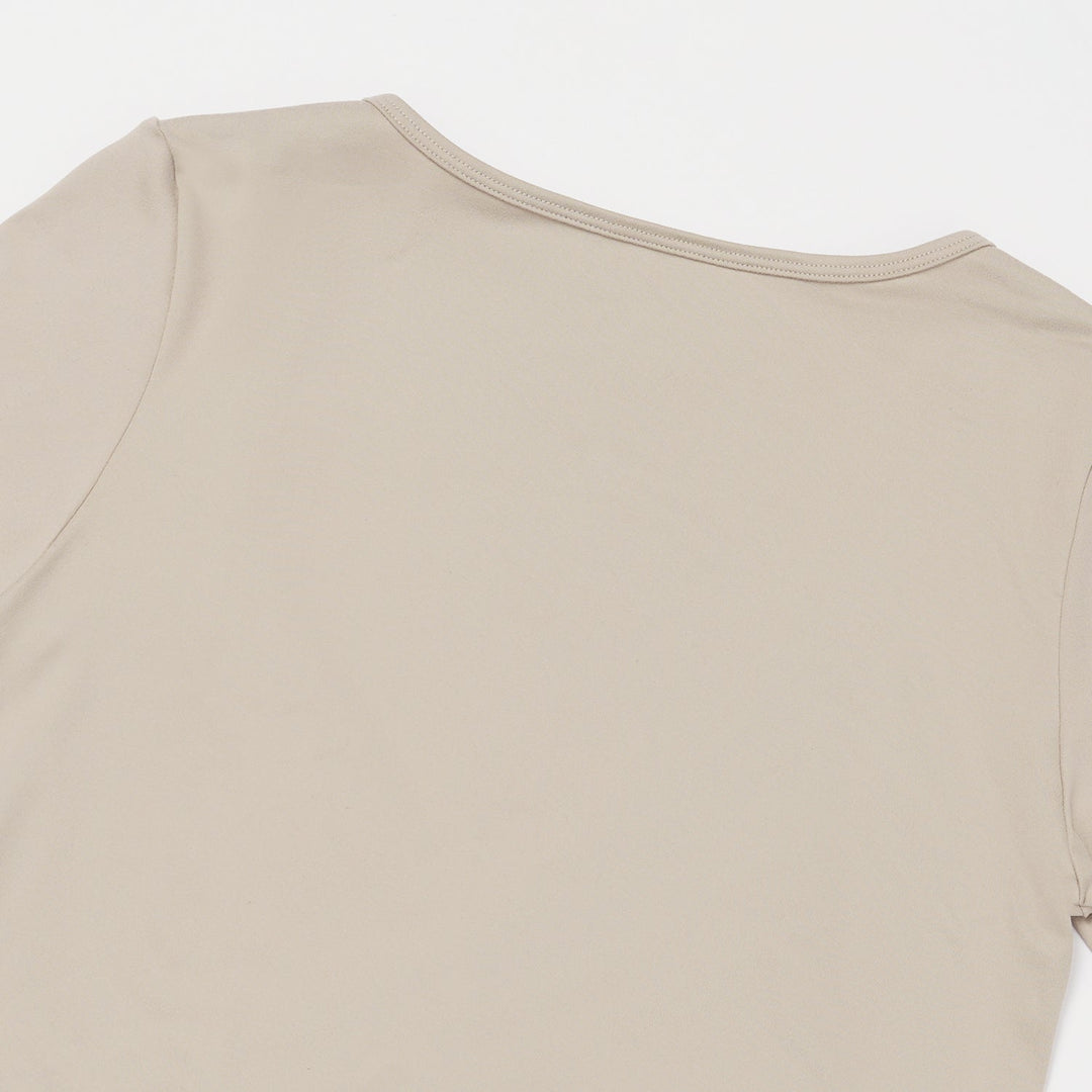 Long-Sleeve Wrap Top