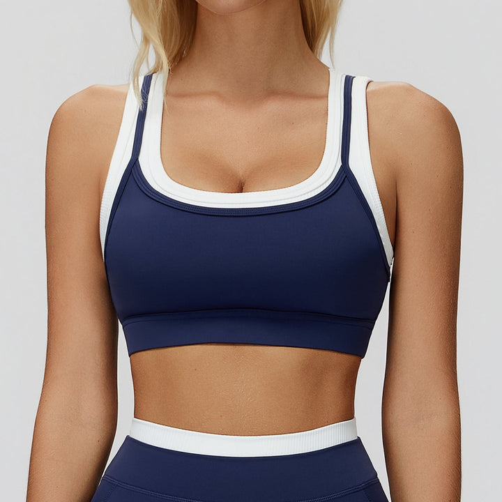 Contrast Running Sports Bra