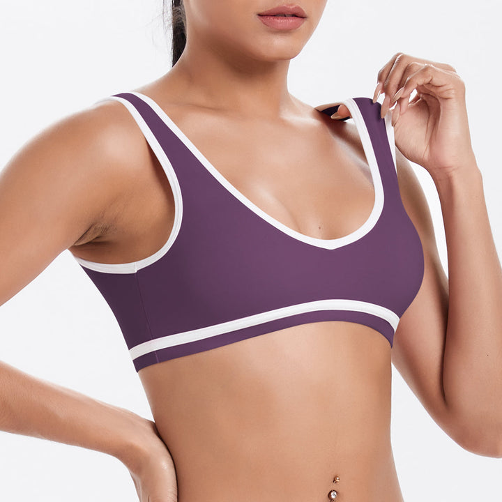 Colorblock Low-Cut Sports Bra