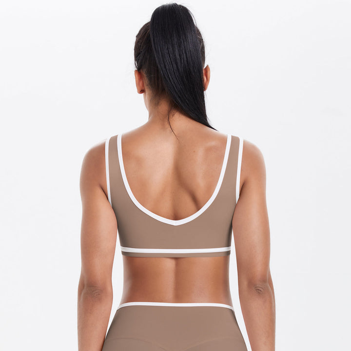 Colorblock Low-Cut Sports Bra