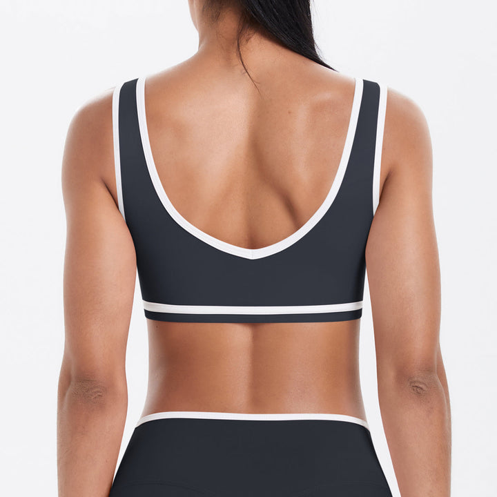 Colorblock Low-Cut Sports Bra