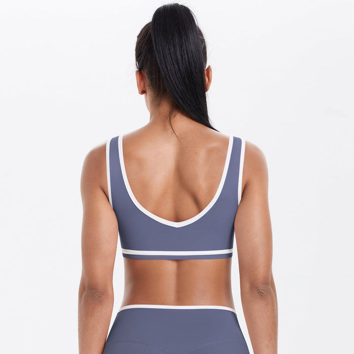 Colorblock Low-Cut Sports Bra