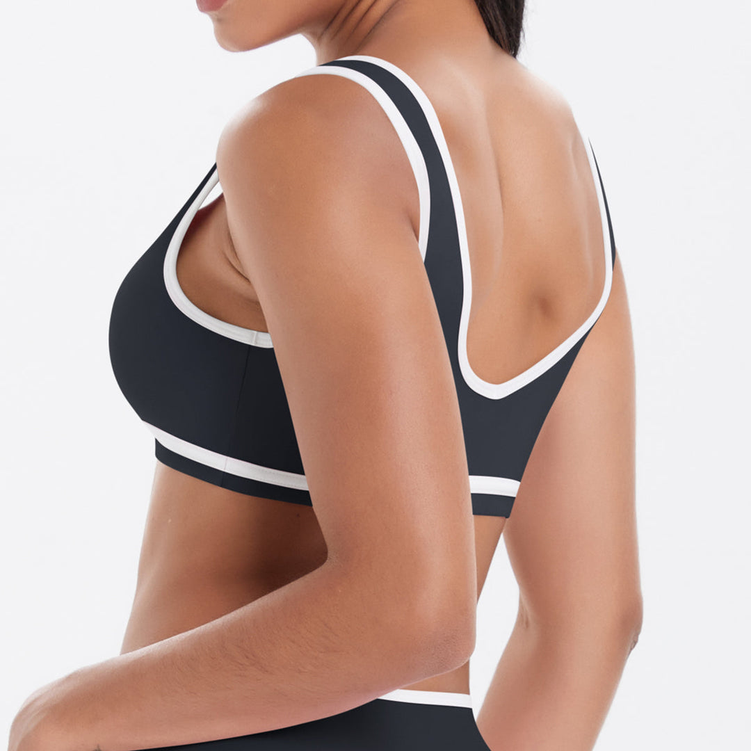 Colorblock Low-Cut Sports Bra