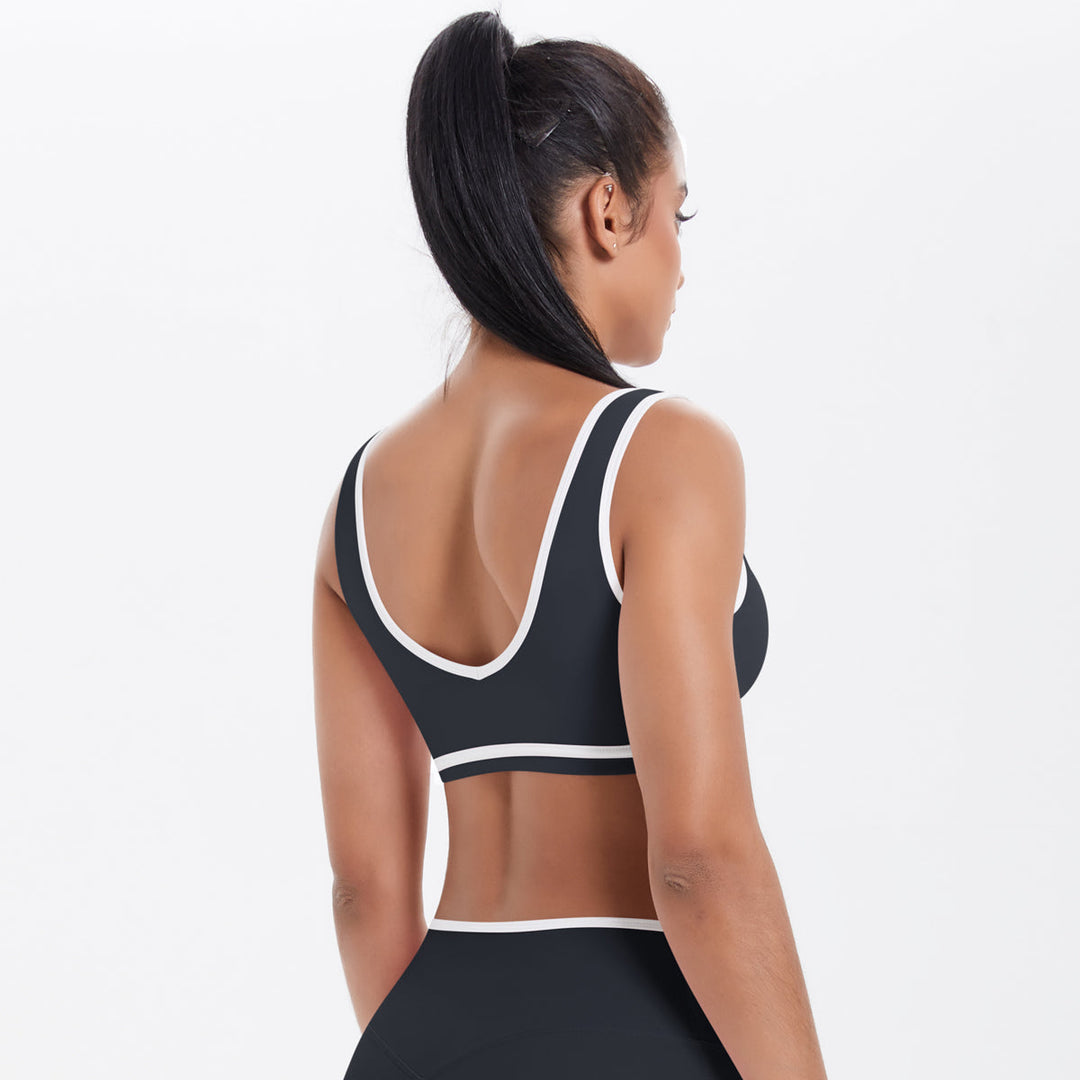 Colorblock Low-Cut Sports Bra