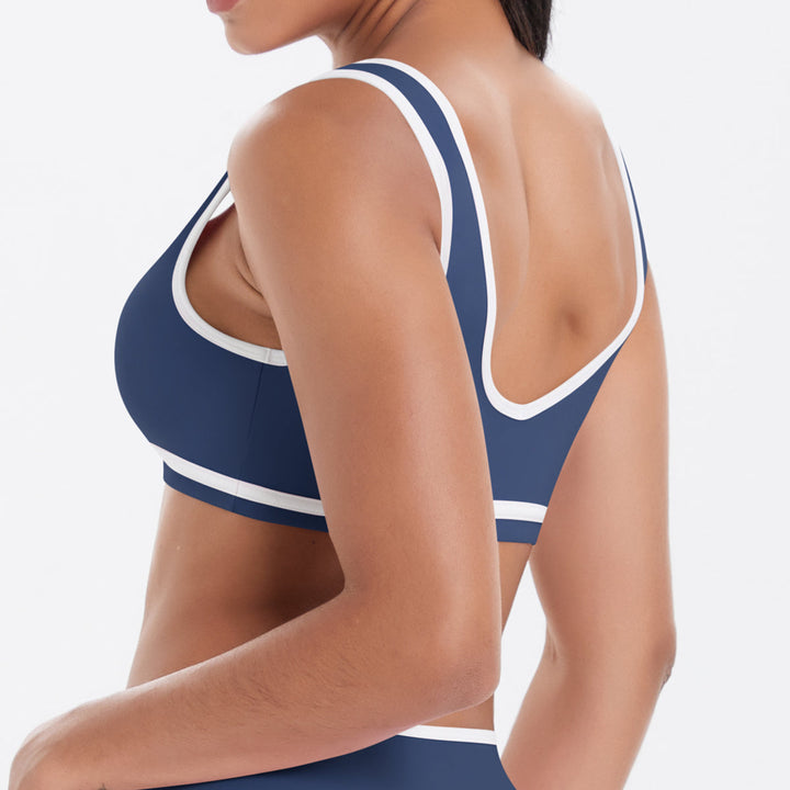 Colorblock Low-Cut Sports Bra