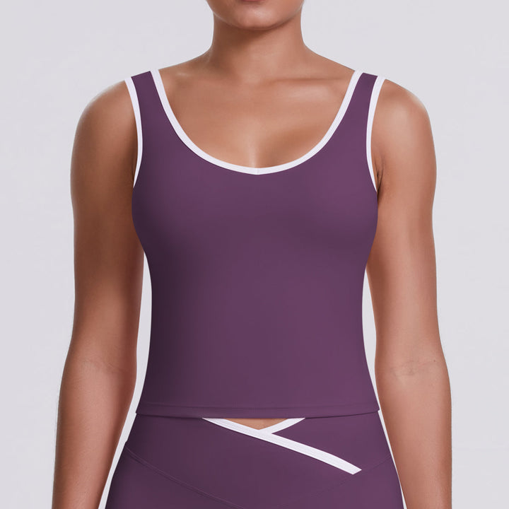 Colorblock Low-Cut Sports Tank