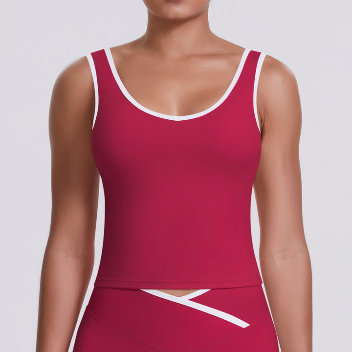 Colorblock Low-Cut Sports Tank