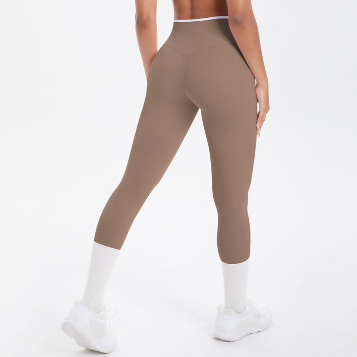Colorblock V-Waist Cross Sports Leggings