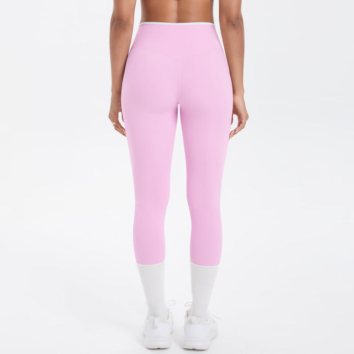 Colorblock V-Waist Cross Sports Leggings