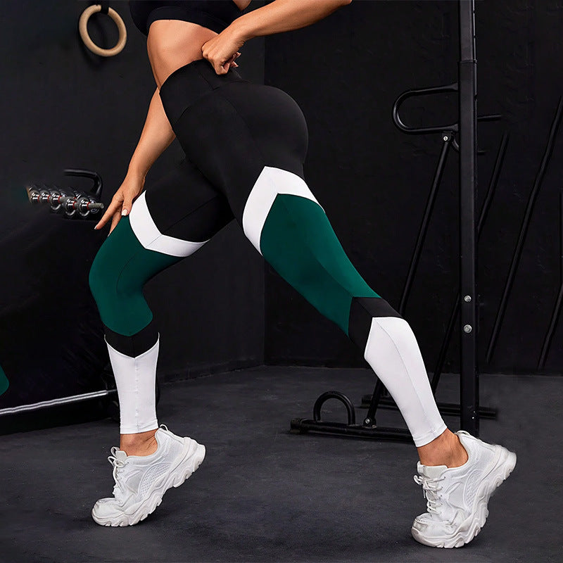 Contrast Color Workout Leggings