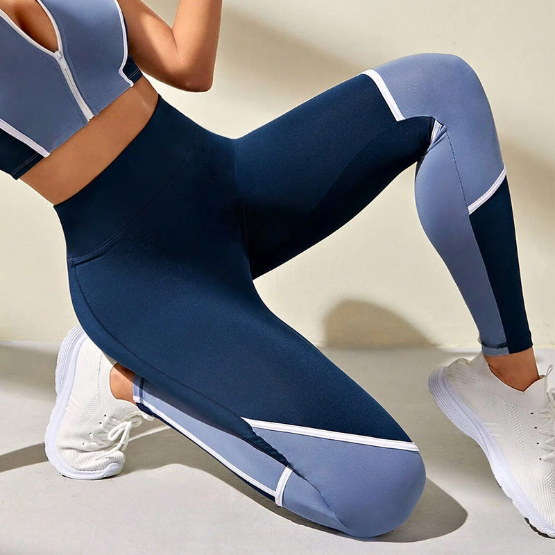High-Stretch Colorblock Gym Leggings