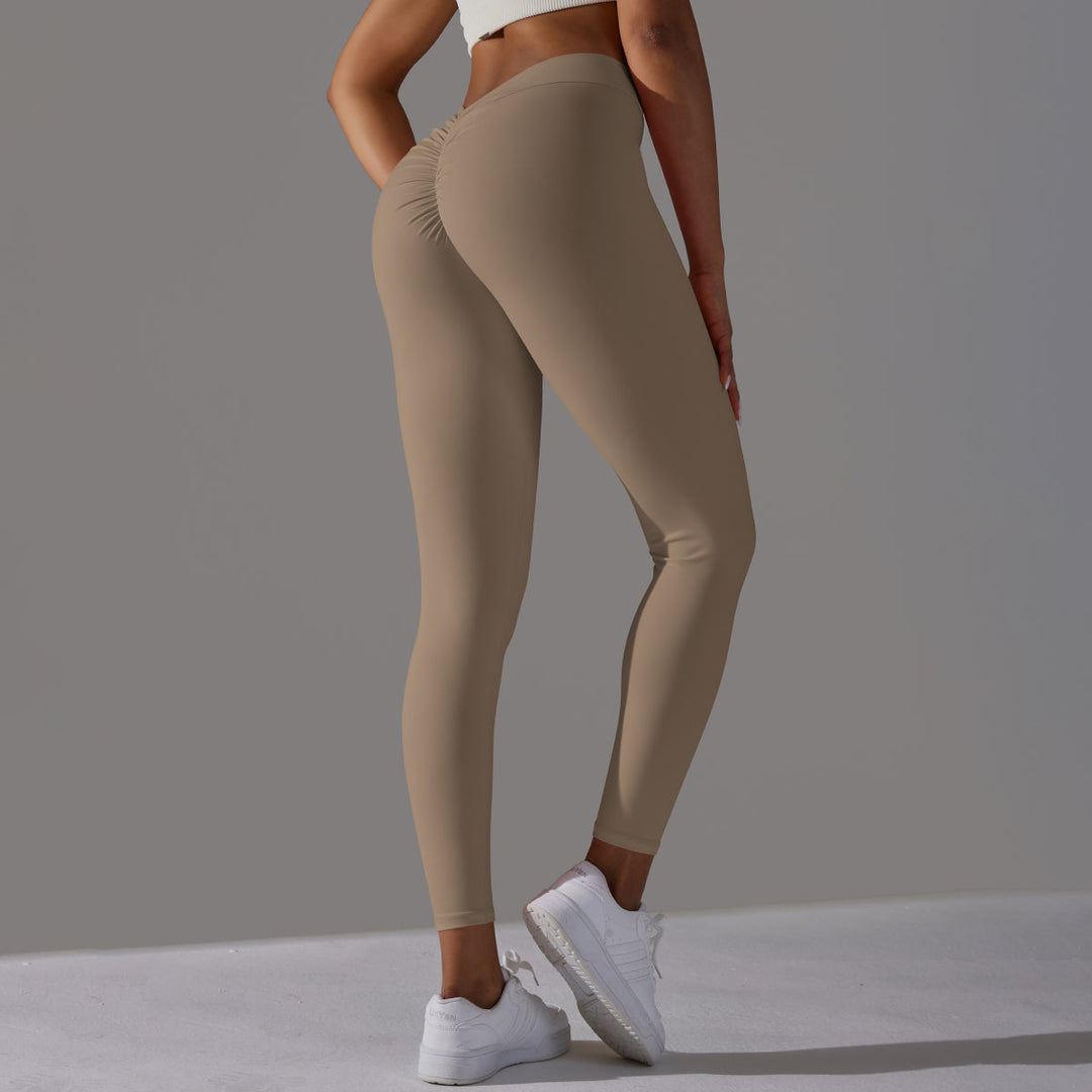 V-Back Ruched Leggings
